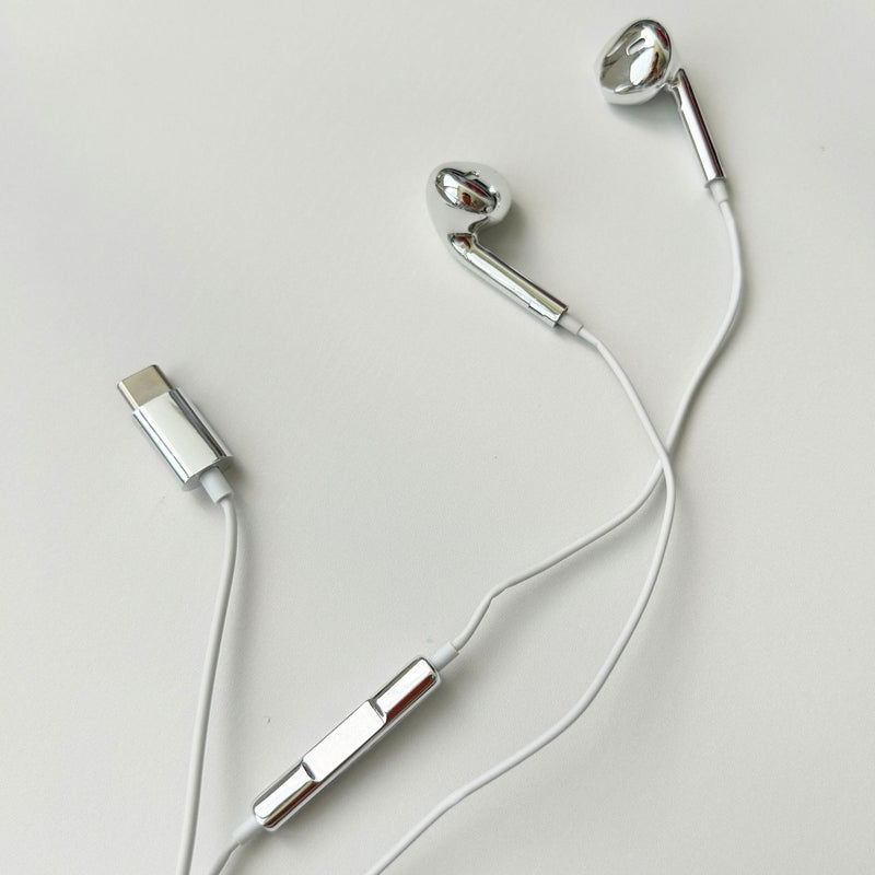 Electroplated In-Ear Headphones with Microphone
