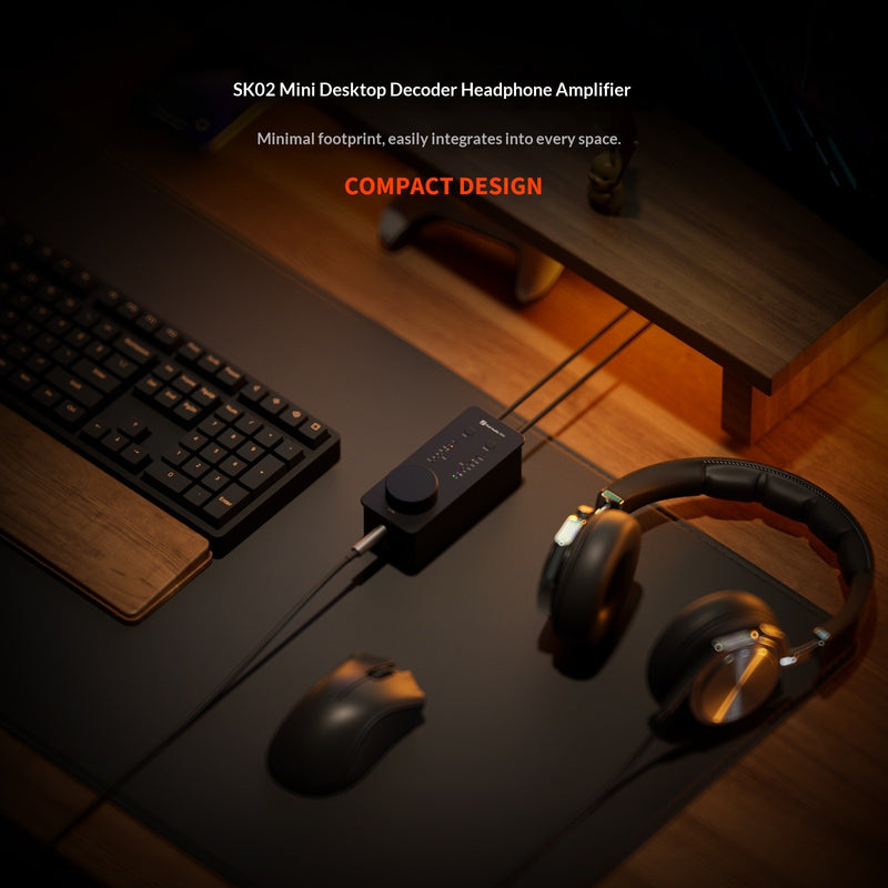 Desktop Headphone Amplifier DAC Audiophile DSD Audio Decoder