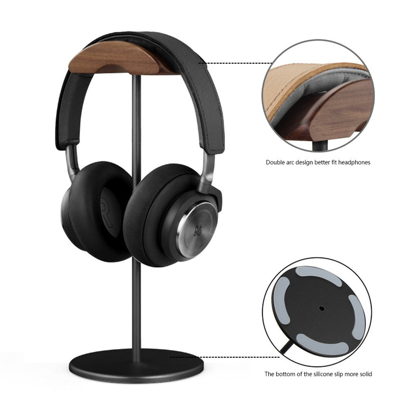 Aviation Aluminum Headphone Stand Holder