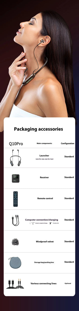 Wireless Sound Card Microphone Set