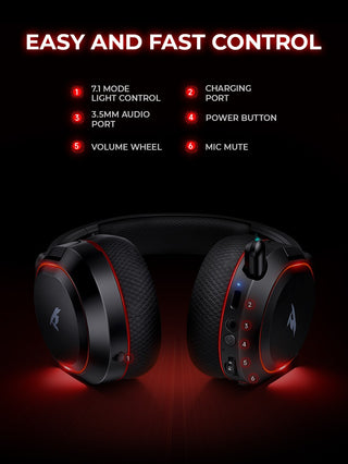 Wireless Bluetooth Gaming Headset