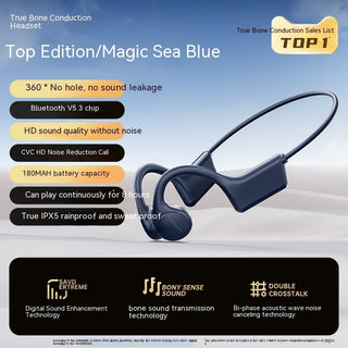 Real Bone Conduction Bluetooth Headset