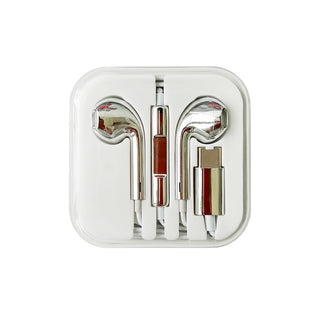 Electroplated In-Ear Headphones with Microphone