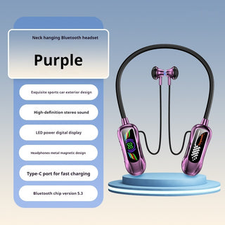 Neckband Bluetooth Headset Long Battery Life