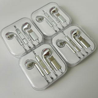 Electroplated In-Ear Headphones with Microphone