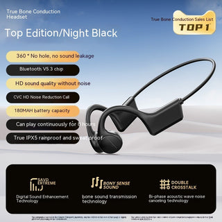 Real Bone Conduction Bluetooth Headset