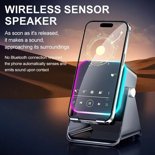 5-in-1 Induction Bluetooth Speaker with Phone Stand