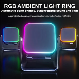 5-in-1 Induction Bluetooth Speaker with Phone Stand