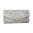 Louis Vuitton Takashi Murakami Multicolor Sarah Long Wallet Pink