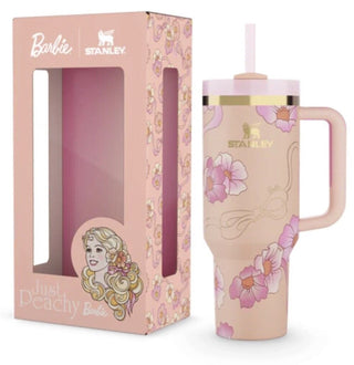 Barbie x Stanley 40oz Quencher Peaches ’N Cream ’80s NIB